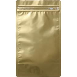 AL1216GD [セイニチ 「ラミジップ」 アルミカラースタンドタイプ 金 160×120+35 (50枚入)]