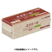 ウエス エリエール ペーパータオルスマートタイプ 無漂白シングル 200枚(小判) 1ケース(42パック入) 703514