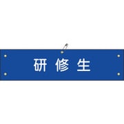 139150 [緑十字 ビニール製腕章 研修生 90×360mm 軟質エンビ]