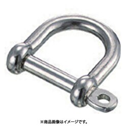 SPW12 [水本 ステンレス ワイドネジシャックル 長さ72mm内幅48mm]