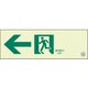 31964B [ユニット 通路誘導標識 非常口 左矢印]