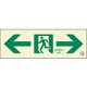 31966B [ユニット 通路誘導標識 非常口 両矢印]