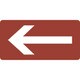 381411 [緑十字 配管識別ステッカー ←矢印 60×120mm 10枚組 アルミ]
