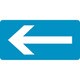 382230 [緑十字 配管識別ステッカー ←矢印 40×80mm 10枚組 アルミ]