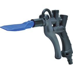 TD100H600E [ジョプラックス プラスチックエアダスター ジョプラスターR(下配管用)+フラットノズル(POM製)+専用アダプター]
