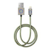 MFI Lightning 充電通信用 FASHION CABLE 2M MOROCCAN ZELLIGE IDFCL2-54