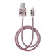 MFI Lightning 充電通信用 FASHION CABLE 2M VINTAGE TULIPS IDFCL2-89