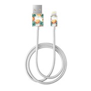 MFI Lightning 充電通信用 FASHION CABLE 2M PINEAPPLE BONANZA IDFCL2-91