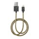MFI Lightning 充電通信用 FASHION CABLE 1M PORT LAURENT MARBLE IDFCL-49