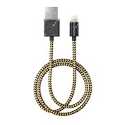 MFI Lightning 充電通信用 FASHION CABLE 1M PORT LAURENT MARBLE IDFCL-49