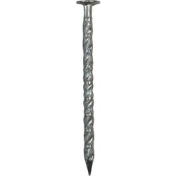 ステンレス パワースクリュー釘 平頭 400g （径：d）2.1×（首下長さ：L）38mm（約370本入） 00046952