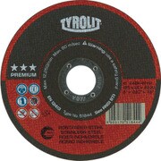 51844 [TYROLIT 切断砥石 プレミアムタイプ 125X1.6X22.23mm]