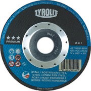 34042239 [TYROLIT 切断砥石 ディープカット 125X1.2X22.23mm]