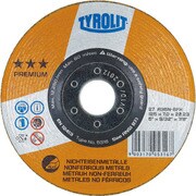 636789 [TYROLIT オフセット砥石 アルミ向け 125mm #36]