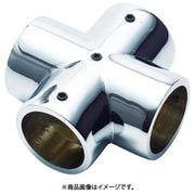 B28409 [フジテック パイプ継手クロス・25mm(ネジ止め付)]