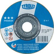 908229 [TYROLIT 研削砥石 ロンデラー 125mm #60]