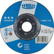 5314 [TYROLIT オフセット砥石 プレミアムタイプ 125mm #30]