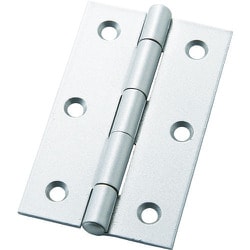 フジテック カラー丁番 袋入り(2枚)・厚口76mm・シルバー B11036