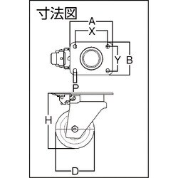 ヨドバシ.com - テンテキャスター 3641ITP160P63CONVEX [テンテ