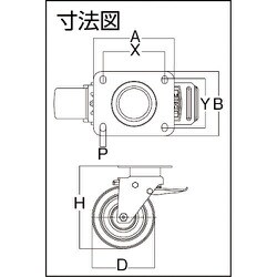 ヨドバシ.com - テンテキャスター 3642ITP160P63CONVEX [テンテ