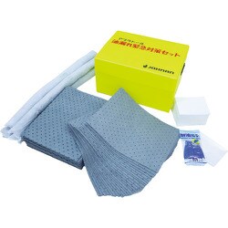 JOHNAN 油吸収材アブラトール 緊急対策セット 油水兼用 E1