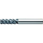 ユニオンツール 超硬エンドミル ラジアス φ6×コーナ半径R0.5×刃長12 CXRS5060051200