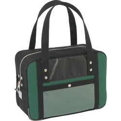 BTSU07 [SANEI 帆布メール用ボストン(S)馬蹄錠金具付 モスグリーン]