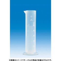 643941 [VITLAB 短型メスシリンダー PP製 250ml]