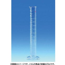 64704 [VITLAB メスシリンダー PMP製(クラスA、KB) 25ml]