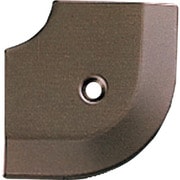 20112LGB51 [ASSIST 床金物20-112LGBヘの字押えコーナー アルミブロンズ 出隅 53×53mm]