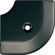 20112LBL51 [ASSIST 床金物20-112LBLヘの字押えコーナー アルミブラック 出隅 53×53mm]