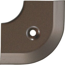 20111LGB51 [ASSIST 床金物20-111LGBヘの字押えコーナー アルミブロンズ 出隅 43×43mm]
