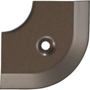 20111LGB51 [ASSIST 床金物20-111LGBヘの字押えコーナー アルミブロンズ 出隅 43×43mm]