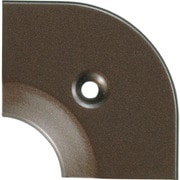 20111LGB52 [ASSIST 床金物20-111LGBヘの字押えコーナー アルミブロンズ 入隅 43×43mm]