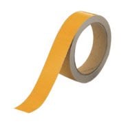 ユニット 反射テープ 黄 30mm巾×10m ポリエステル樹脂フイルム 86353