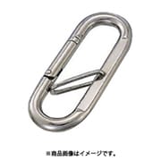 PK6 [水本 ステンレス プチカラビナ(ハズレ止め付) 線径6mm長さ66mm]