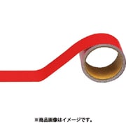 44706 [ユニット 配管識別テープ 赤(極小)・アルミ・25mm幅×5m]