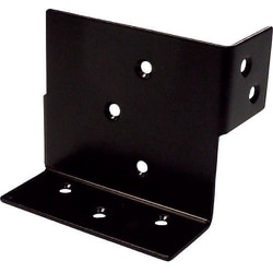 2×4サポート(ツーバイサポート) 柱脚金物 タイプ1 24-C-BK(ブラック) 10179016