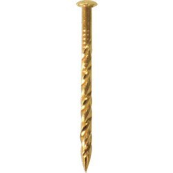 真鍮スクリュー釘 丸頭 400g （径：d）1.7×（首下長さ：L）25mm（約900本入） 00046853