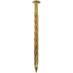 真鍮スクリュー釘 丸頭 400g （径：d）2.4×（首下長さ：L）45mm（約220本入） 00046856