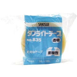 積水 タフライトテープ No.835 幅50mm×長さ100m 透明 P40T03