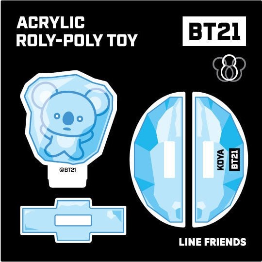 Rpa Bt21 Ky アクリルノリポリ Koya キャラクターグッズ Solas Wozki Pl