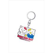 銀魂 メタルキーホルダーA SADA AND ELLY×HELLO KITTY [キャラクターグッズ]