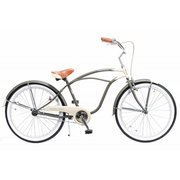 シティサイクル 26インチ シングルギア サンドオリーブ×サンドベージュ PCH101 26Mens Desert Sand