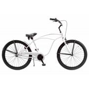 シティサイクル 26インチ シングルギア パールホワイト PCH101 26Mens BLACK COMPONENTS Storm Trooper