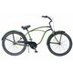 シティサイクル 26インチ シングルギア カーキ×ブラック PCH101 26Mens BLACK COMPONENTS Zero