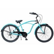 シティサイクル 26インチ 7段ギア マットブラック×グロスブラック PCH101 26Mens 7D Shade of Pale