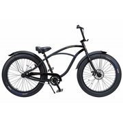 シティサイクル 26インチ メンズ シングルギア マットブラック×グロスブラック PCH101 Grease 3.5 Single Darth Vader