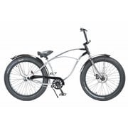 シティサイクル 26インチ メンズ シングルギア ポリッシュ×グロスブラック PCH101 Grease 3.5 Single Chrome