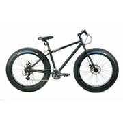 ファットバイク 26×4.7 外装24段変速(フロント3段/リア8段) BRONX TRX M.Black / Black rim